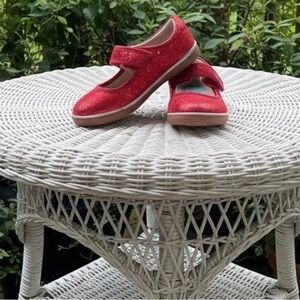EUC Livie & Luca Girls Ravine Red Mary Jane Shoes Size 10